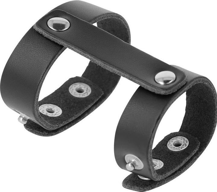 Immagine prodotto Darkness Anello Per Pene E Testicoli In Pelle Regolabile (10 cm)