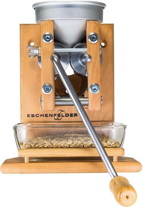 Eschenfelder Korn-Quetsche Wandmodell mit Alutrichter -