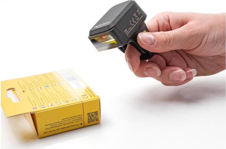 Produktbild Delock Ringbarcode Scanner 1D und 2D mit 2,4 GHz oder Blueto (1D-Barcodes, 2D-Barcodes)