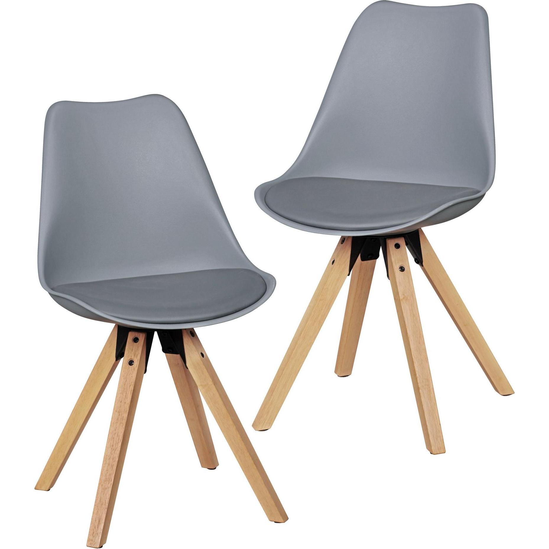 FineBuy, Stühle, Nina (2er Set)