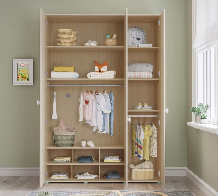 Immagine prodotto Cilek Armadio Montes Natural 3 porte (140.53 cm)
