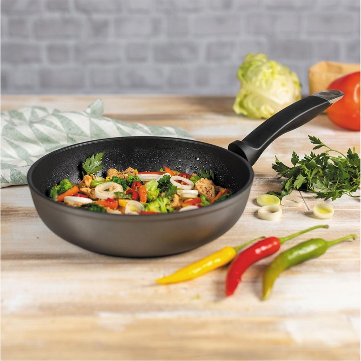 Productafbeelding Kuhn Rikon Gourmet Star Koekenpan Hoog 28cm (28 cm, Koekenpan, Aluminium)
