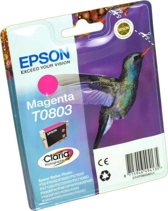 Immagine prodotto Epson T0803 Claria Photographic (M)