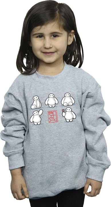 Produktbild Disney Big Hero 6 Baymax Many Poses Sweatshirt Mädchen (104)