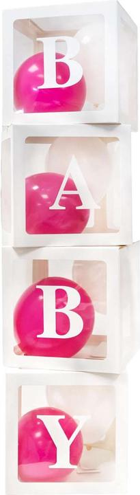 Produktbild Intirilife Babyparty Ballon Boxen Partydekoration (4-tlg) (4 Stk.)