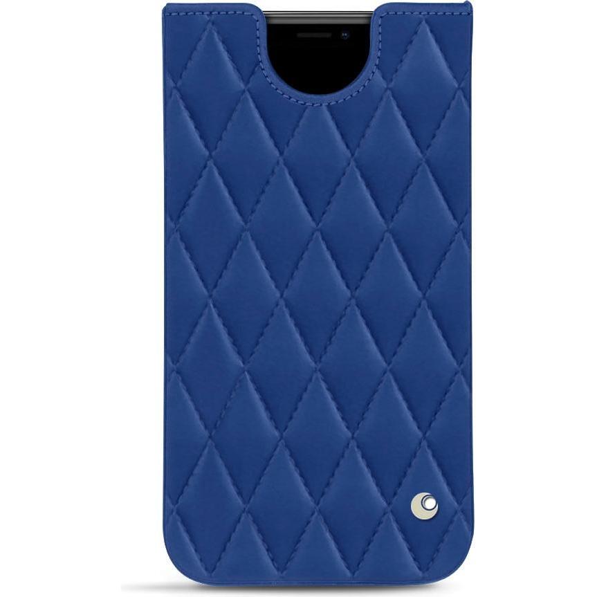 Noreve Lederschutzhülle (Apple iPhone 11 Pro Max), Smartphone Hülle, Blau
