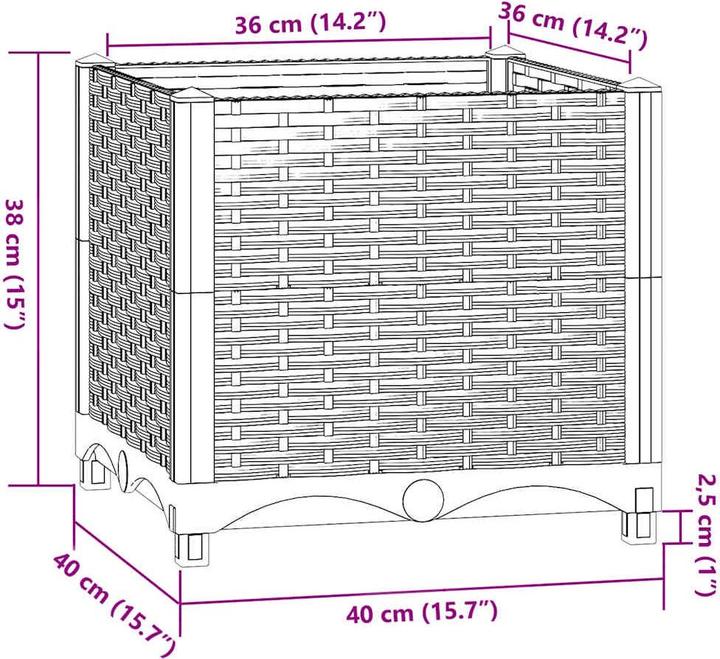Image du produit vidaXL Hochbeet