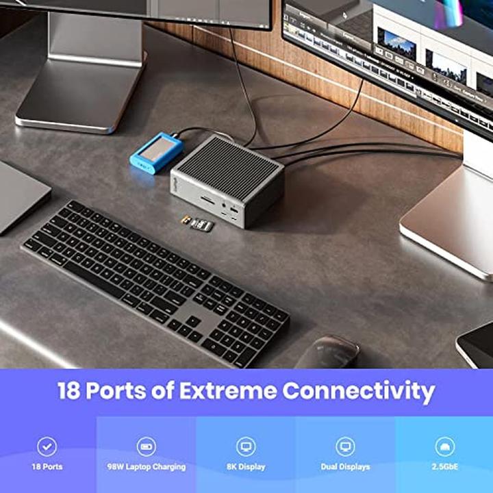 Immagine prodotto CalDigit TS4 (Thunderbolt, 18 Porti)