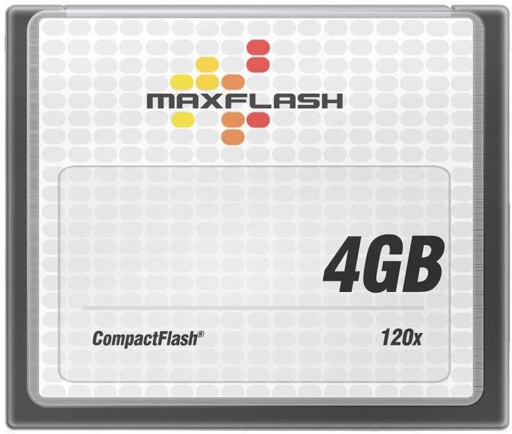 Actual product image MaxFlash CF Card 4GB, 120x (4 GB, CF, UHS-I)