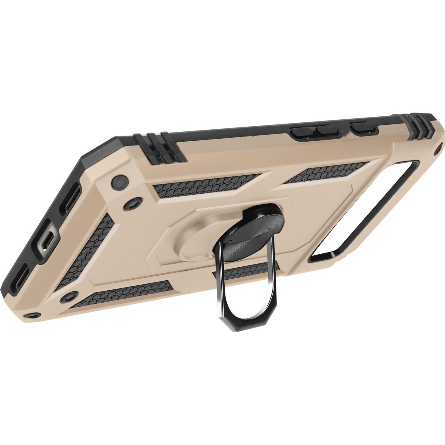 Thumbnail - Avizar Stossfeste Handyhülle mit Ring Series (Google Pixel 8a), Smartphone Hülle, Gelb