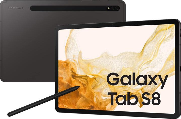 Produktbild Samsung Galaxy Tab S8 (nur WLAN, 11", 128 GB, Graphite)