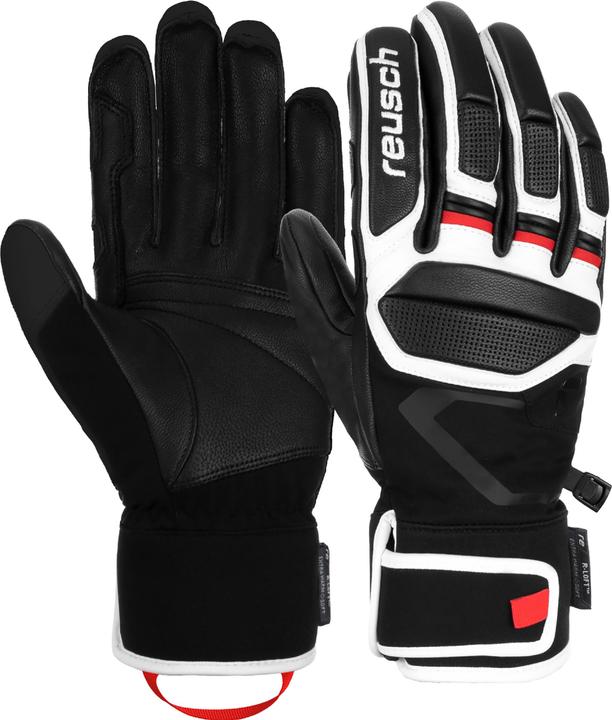 Black, Fire Red, White