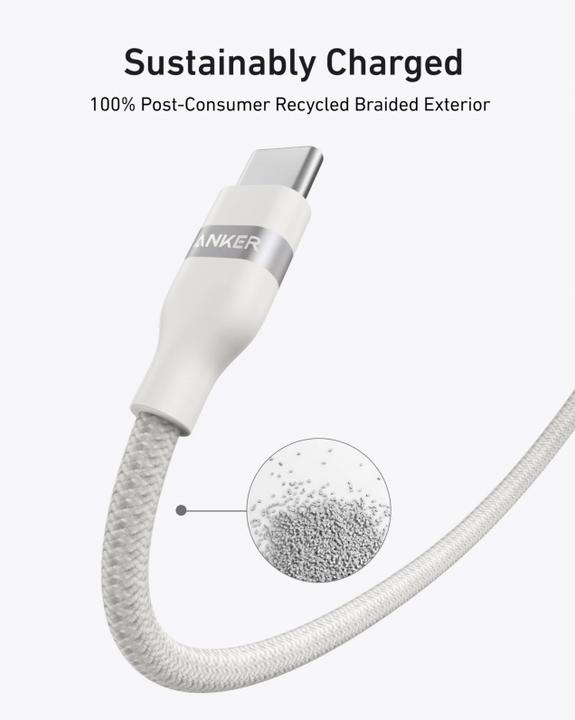 Immagine prodotto Anker USB-C beidseitig 1.8m, 240W USB-C Cable White (1.80 m, 240 W)