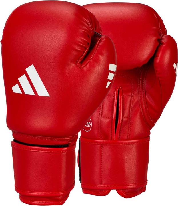 adidas IBA Boxhandschuhe rot Kaktus-Leder, adiIBAG1C (10 OZ)