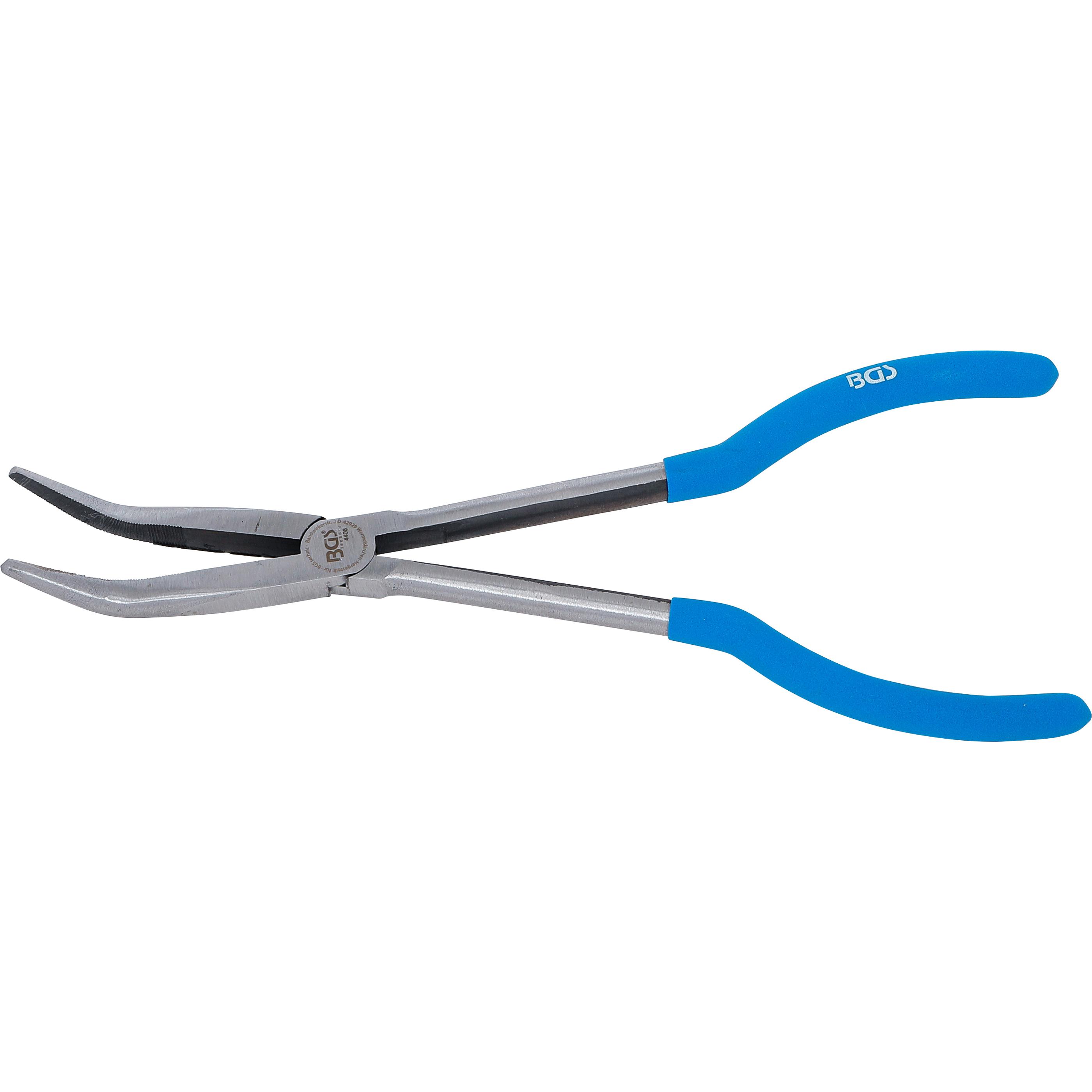 BGS, Zange, Telefonzange extra lang 45° gebogen 280 mm (280 mm)