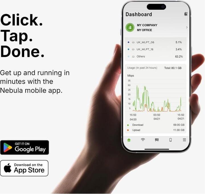 Produktbild Zyxel NWA30BE 802.11be Wifi 7 NebulaFlex (4324 Mbit/s)