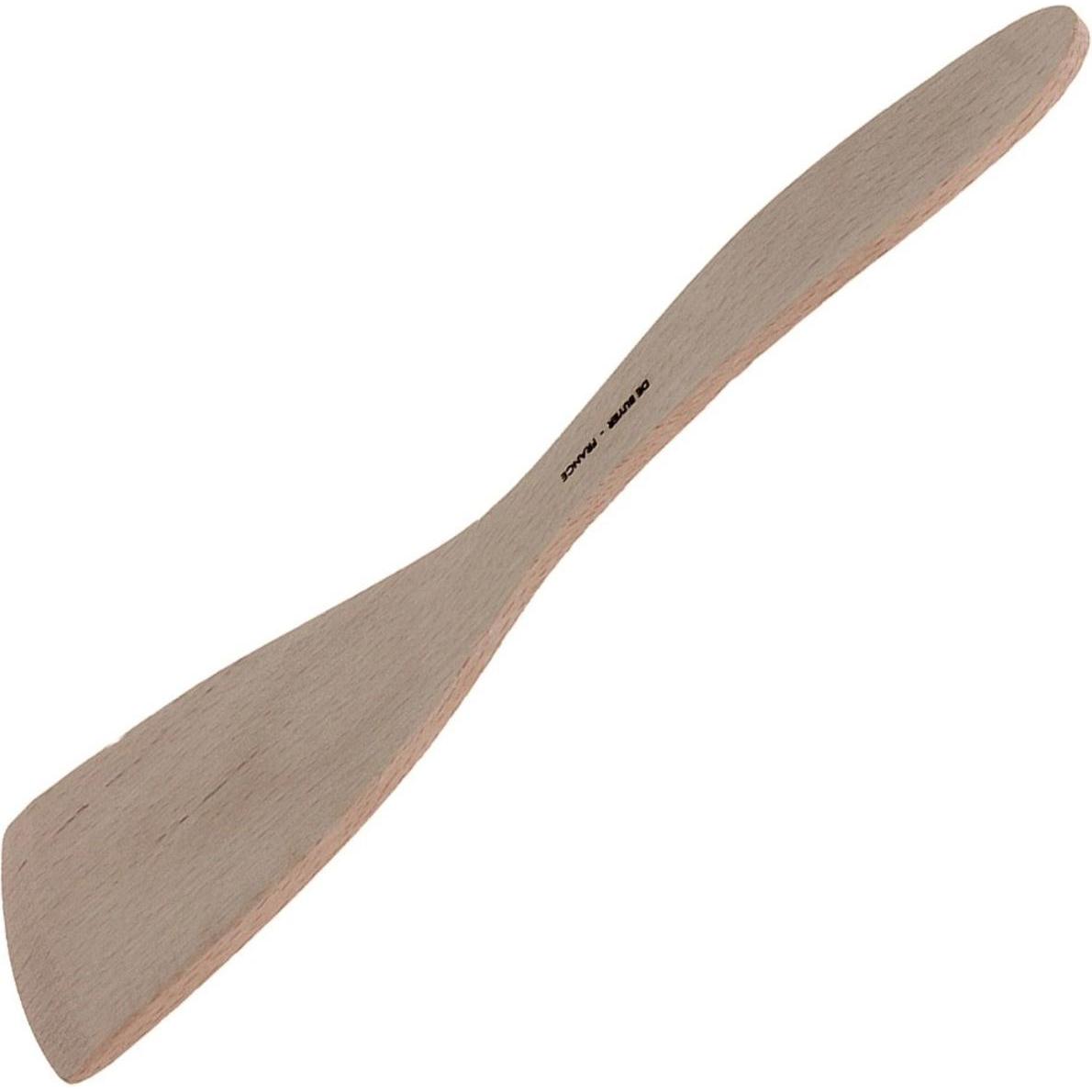 de Buyer Spatola di legno larga, 30 cm, Utensili da cucina, Marrone