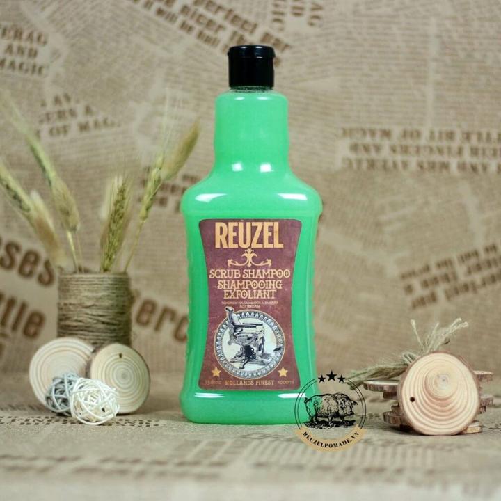 Produktbild Reuzel Scrub shampoo (1000 ml, Flüssiges Shampoo)