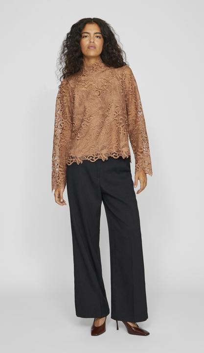 Produktbild Vila Spitzen Oberteil mit langen Ärmeln (38)