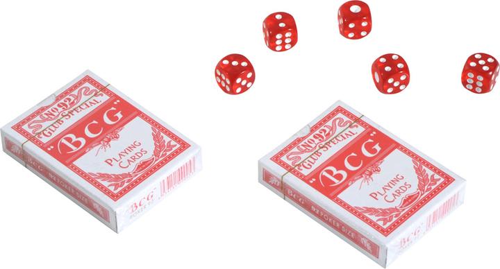 Actual product image Homcom Poker case with 300 chips (English, German)