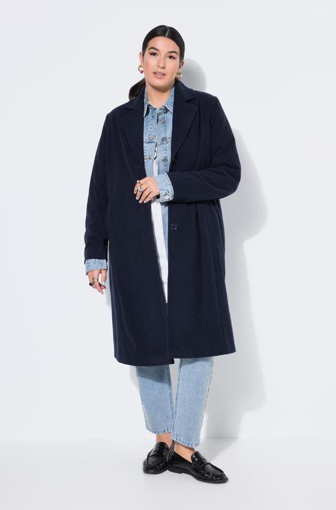 Actual product image Studio Untold Coat, slightly shaped, wool look, lapel collar