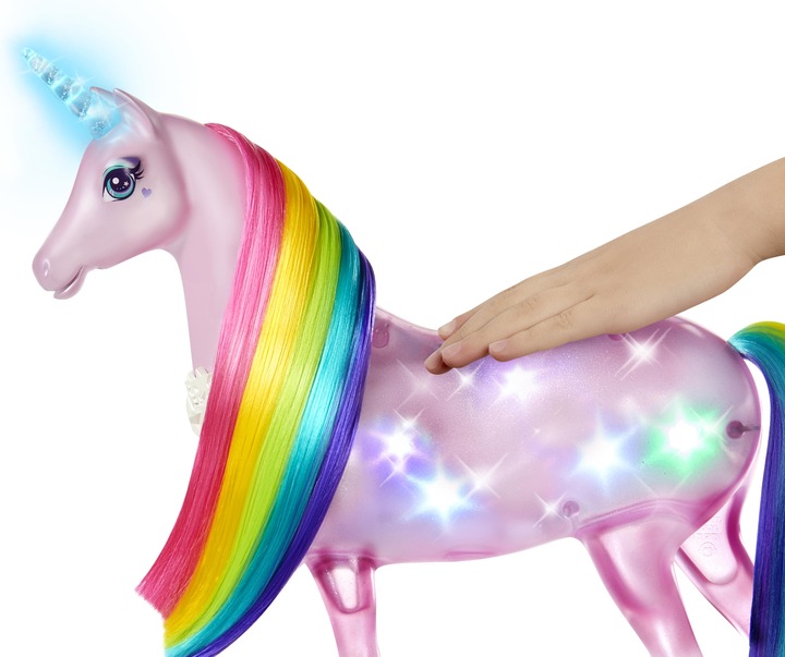 Image du produit Barbie Licorne Lumières Magiques - Poupée Mannequin - 3 ans et +