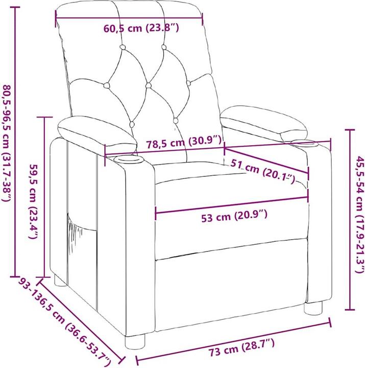 Produktbild vidaXL Relaxsessel