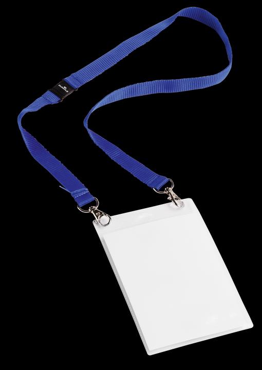 Actual product image Durable Name badges with textile ribbon Duo