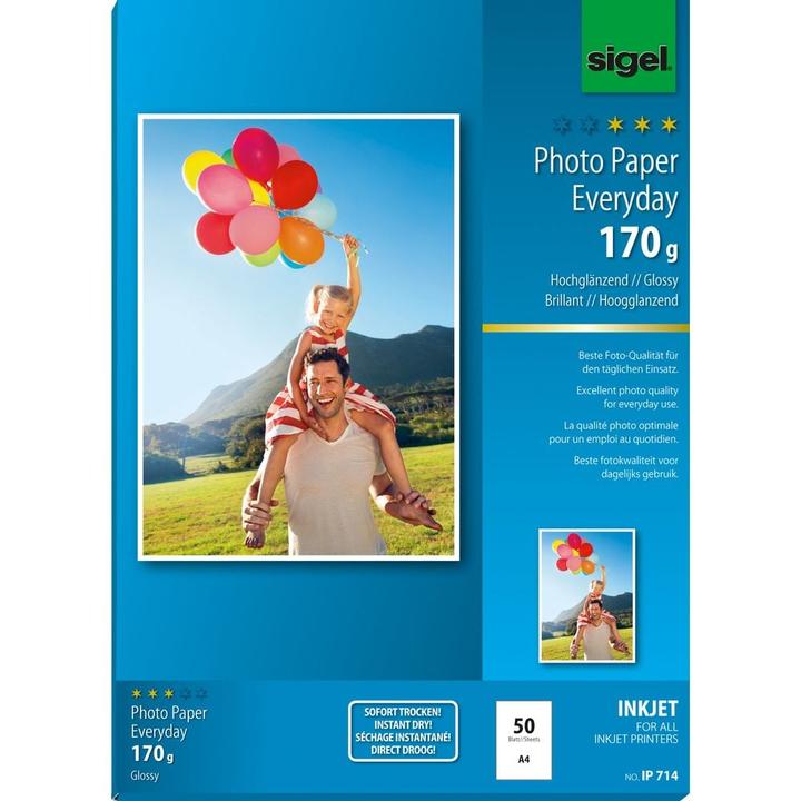 Image du produit Sigel Le jet d'encre au quotidien (170 g/m², A4, 50 x)