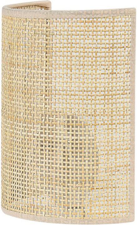 Immagine prodotto Beliani Lampada da parete in rattan naturale semitonda DEMITRIE (E14)