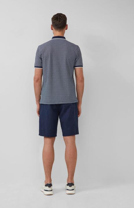 Immagine prodotto S.Oliver Polo-Shirt Piqué-Poloshirt mit Print und Kontrast-Details (XXL)