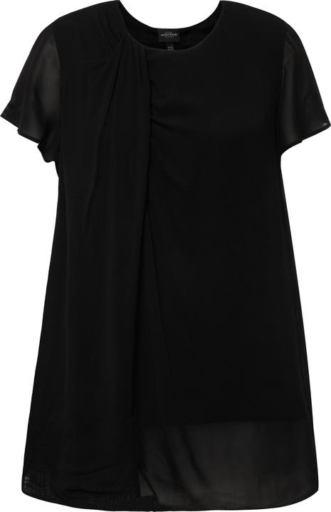Produktbild Ulla Popken Bluse, Drapierung, A-Linie, Rundhals, Halbarm (50, 52)