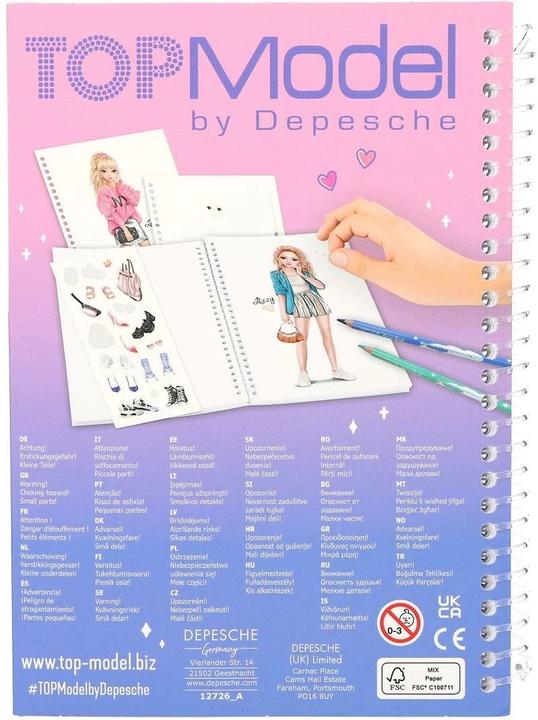 Produktbild Top Model Pocket Colouring Book