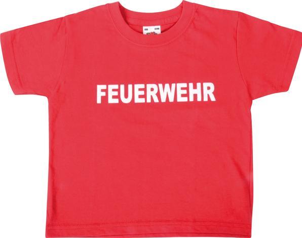 Actual product image Eduplay T-shirt fire brigade red, size 140 (140)