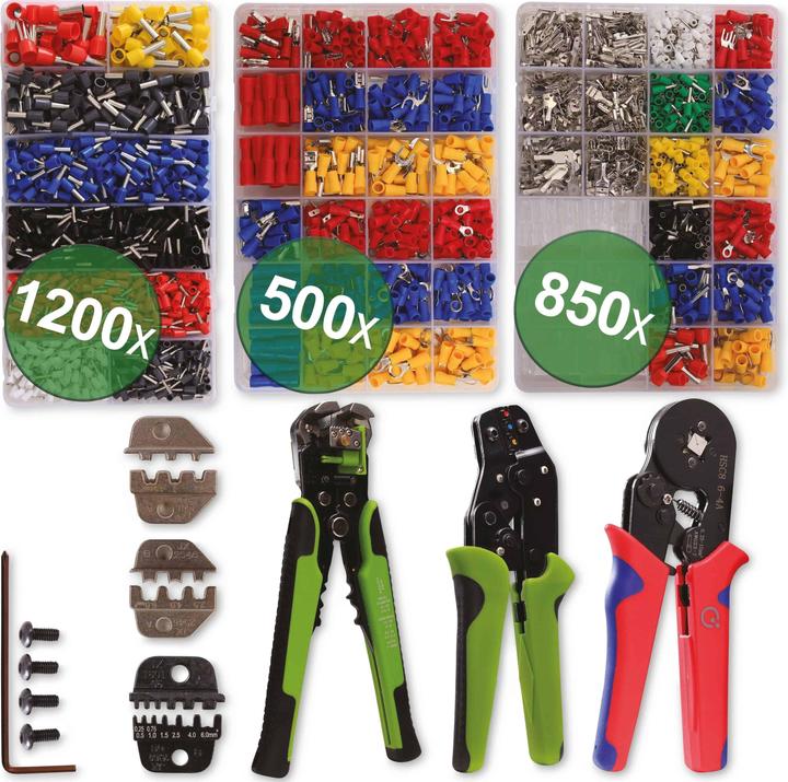 Image du produit Quadrios Jeu de pinces à sertir