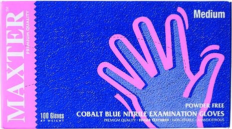 Actual product image Maxter Nitrile gloves without powder (M)
