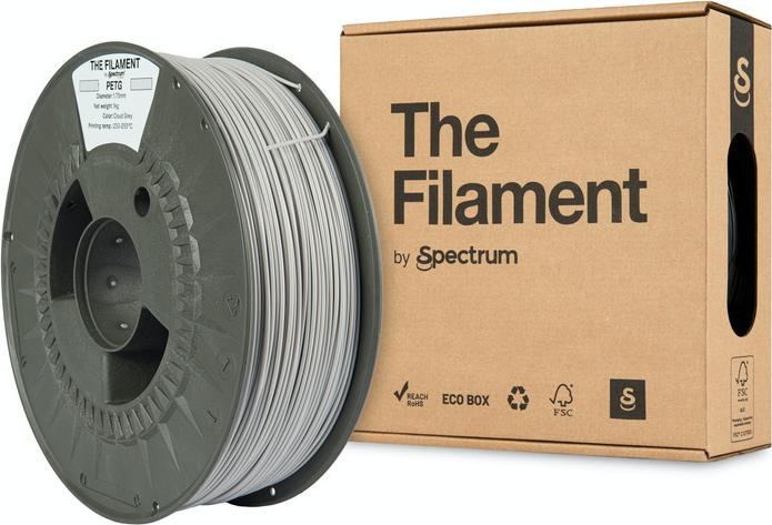 Produktbild The Filament ReFill PETG 1.75mm TRANSPARENT BLUE 1kg (PETG, 1.75 mm, 1000 g, Transparent)