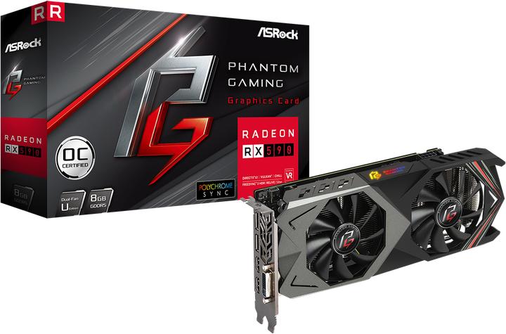 Produktbild AsRock Radeon RX590 Phantom U OC (8 GB)