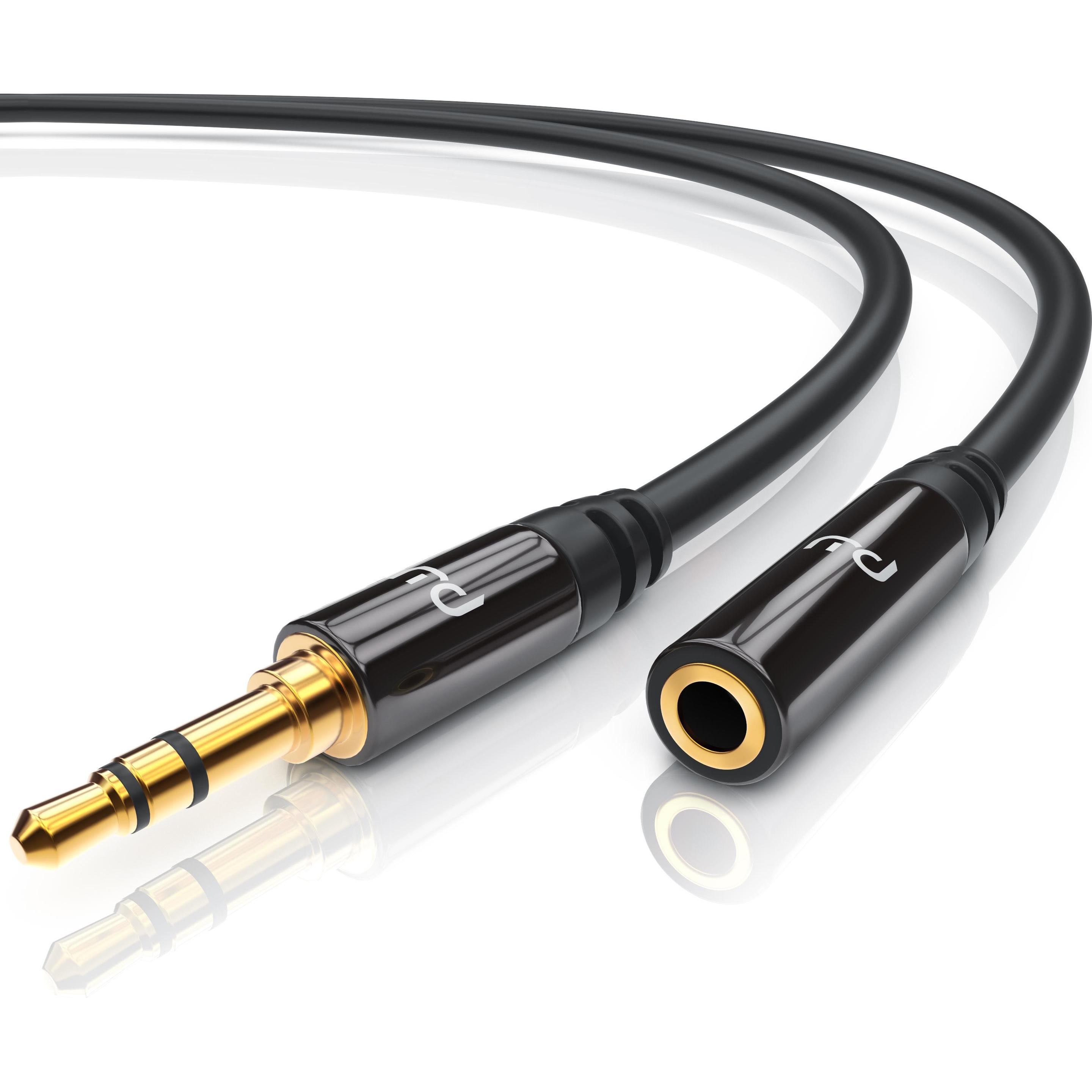 Primewire 3,5mm Klinke Audio Kabel, AUX, HiFi Audio Klinkenkabel / Verlängerungskabel (7.50 m, 3.5mm Klinke (AUX)), Audi...