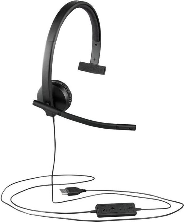Actual product image Logitech USB Headset Mono H570e (Cable, USB-C)