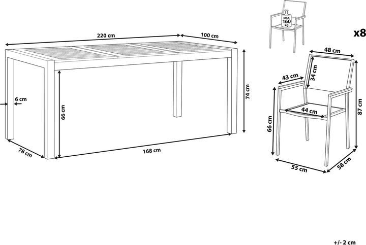 Produktbild Beliani Grosseto