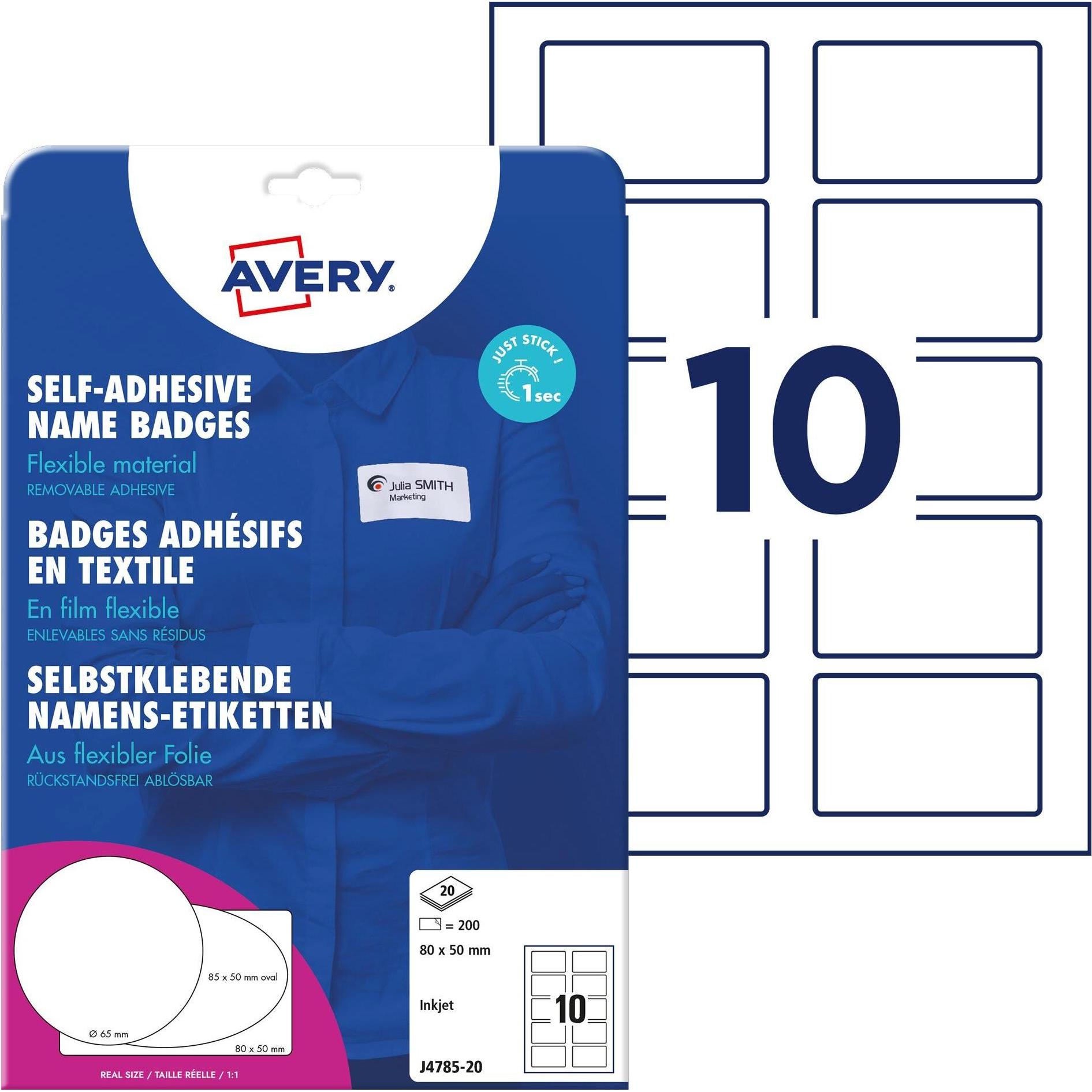 Avery, Etiketten, Namens-Etiketten