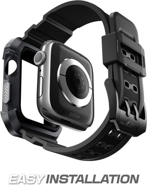 Actual product image Supcase UNICORN BEETLE PRO Apple Watch 4/5/6/7 / SE (44/45 MM) BLACK (44 mm)