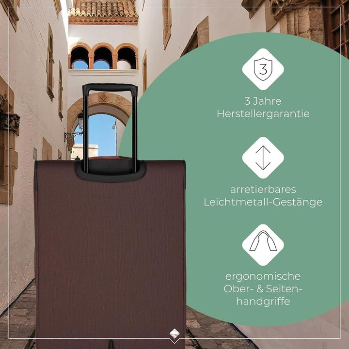 Image du produit Travelite Trolley + valise Viia 4w Trolley M (70 l)