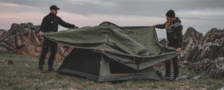 Productafbeelding Easy Camp Kuppelzelt Setesdal 3 (olivgr?n, mit Tunnel-Vorbau, Modell 2025) (3.70 kg, 3 personen)