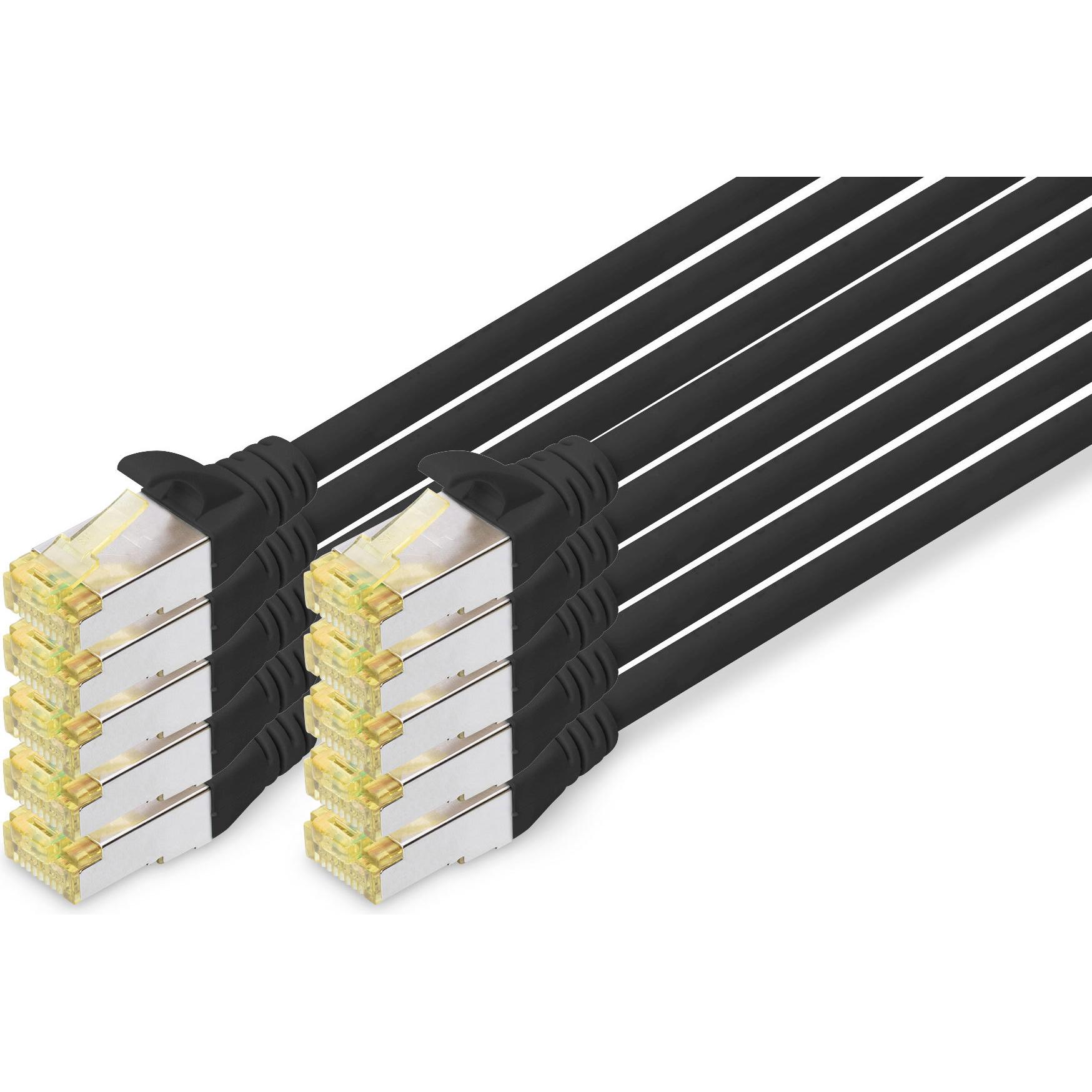 Thumbnail - Digitus Netzwerkkabel (S/FTP, CAT6a, 0.25 m), Netzwerkkabel
