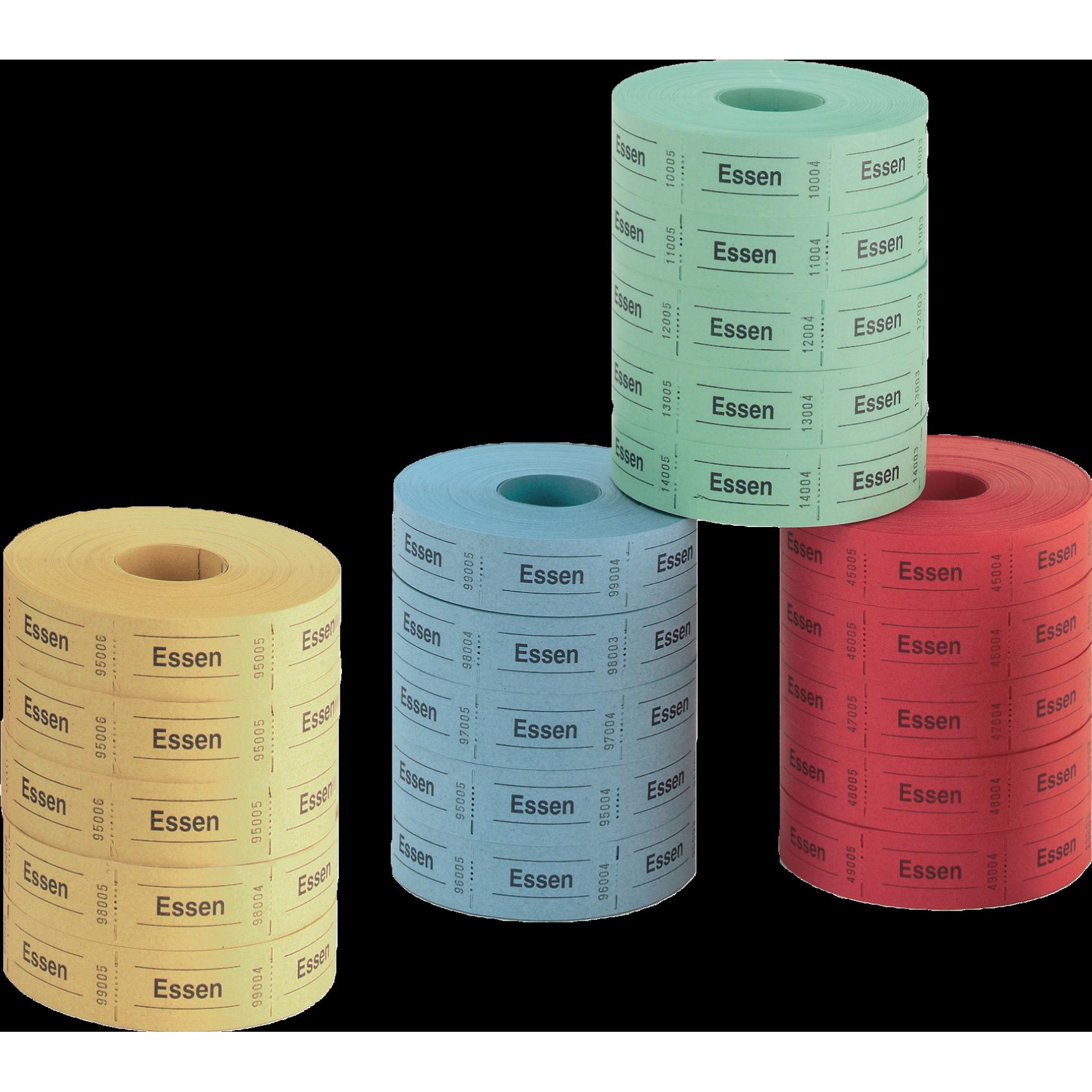 Herlitz Essenmarken, 30 x 55 mm, 1.000 Abriss je Rolle