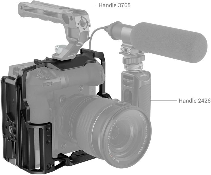 Immagine prodotto SmallRig Gabbia multifunzionale Fujifilm X-H2S con impugnatura per batteria FT-XH/VG-XH 3933 (Gabbietta)