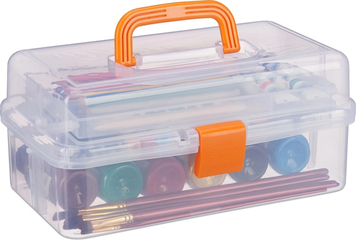 Produktbild Relaxdays Plastikbox (33 x 19.5 x 14 cm, 9 l)