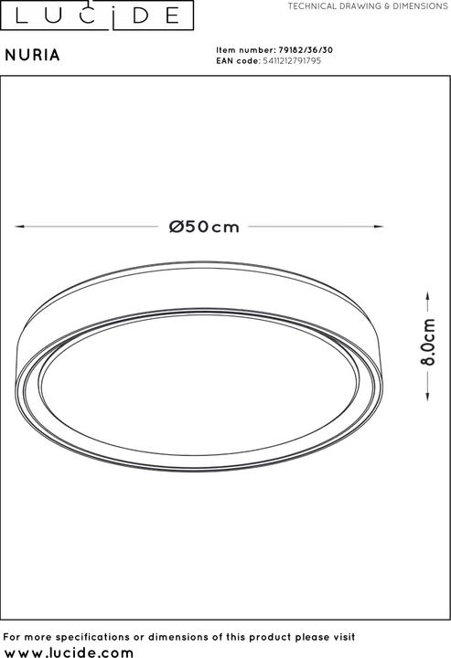 Immagine prodotto Lucide Nuria (2880 lm)